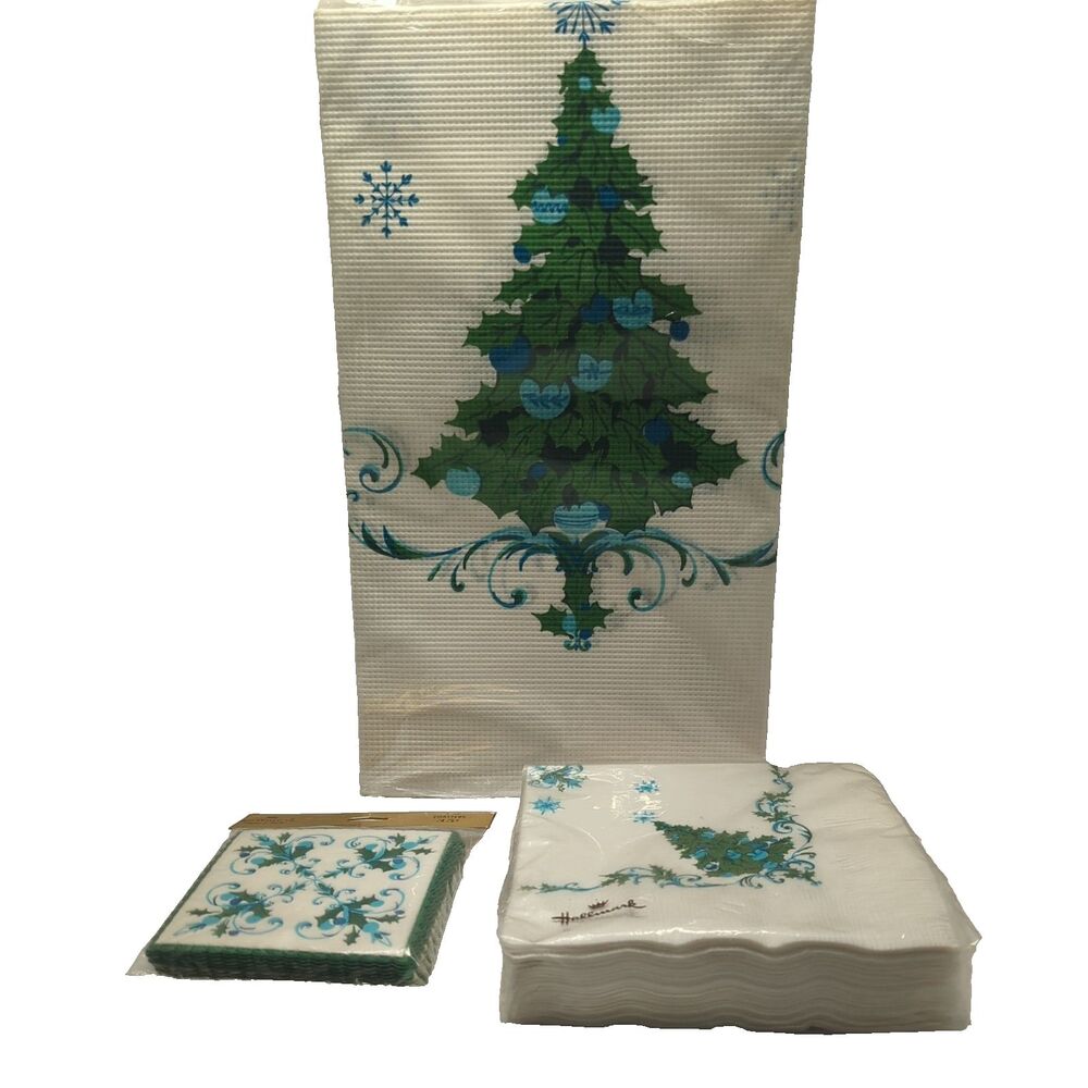 New Vintage Paper Table Cover, Napkins and Coasters